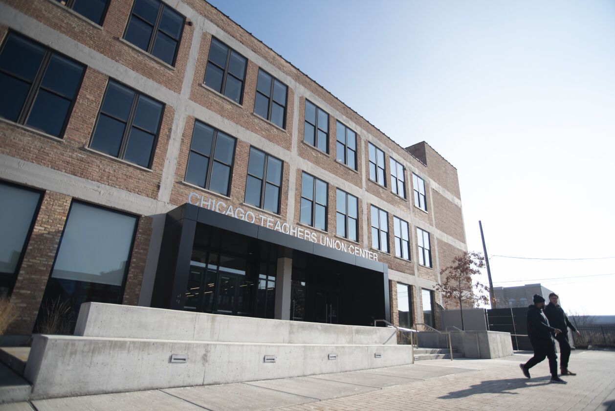 The Chicago Teachers Union’s headquarters at 1901 W. Carroll Ave.